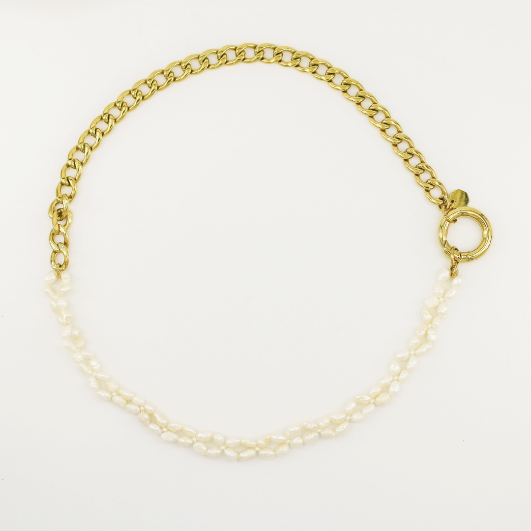 Roya Perlen Gold Kette