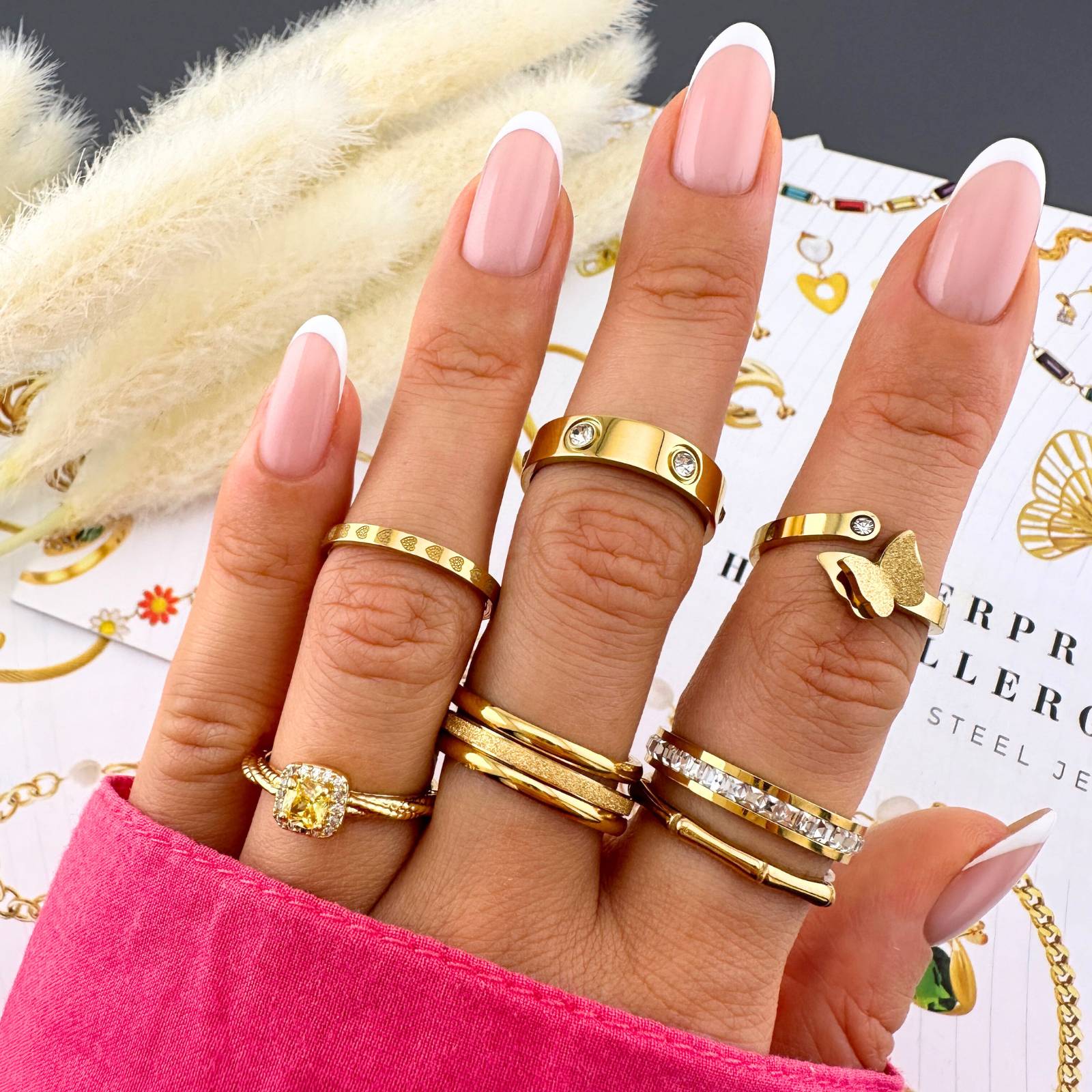 Golden Serenity Ring