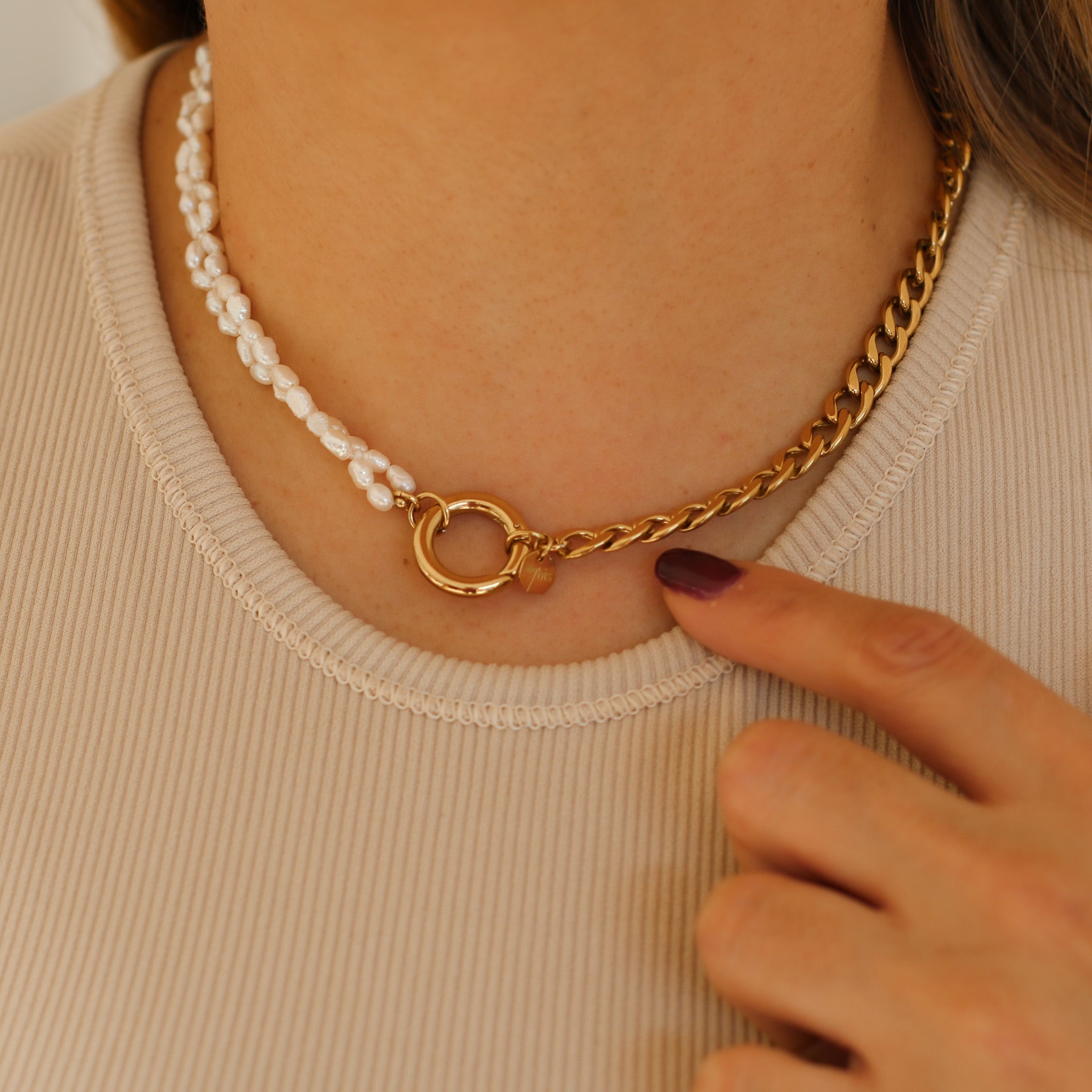 Roya Perlen Gold Kette