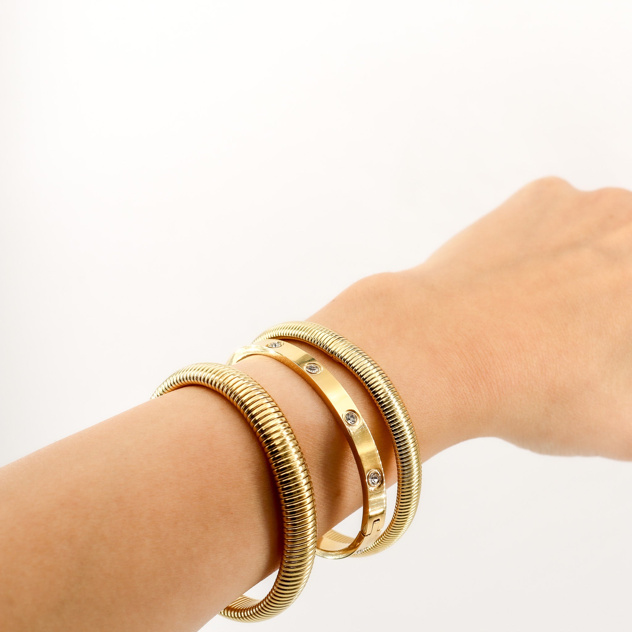Golden Serenity Bangle