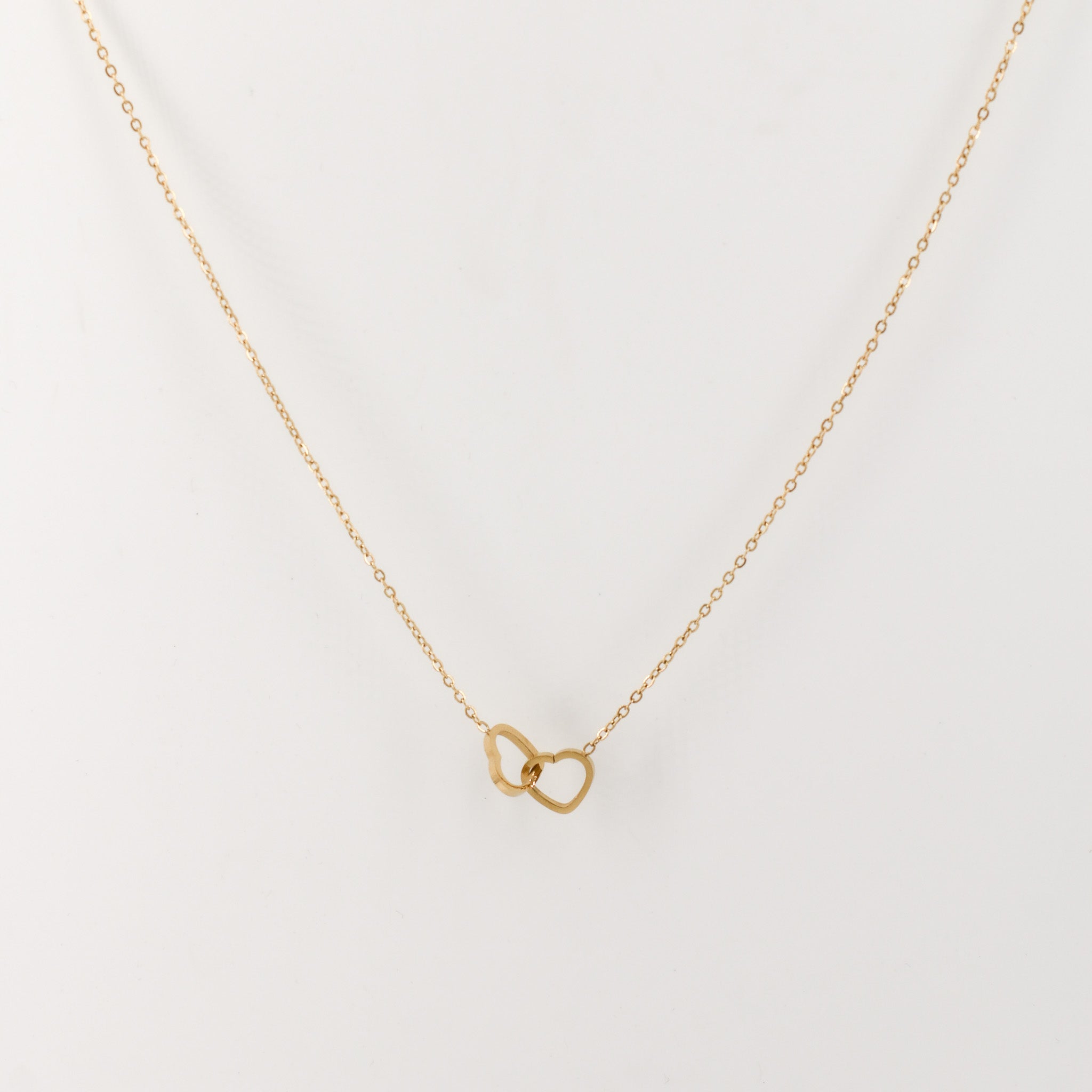 Double Heart Kette