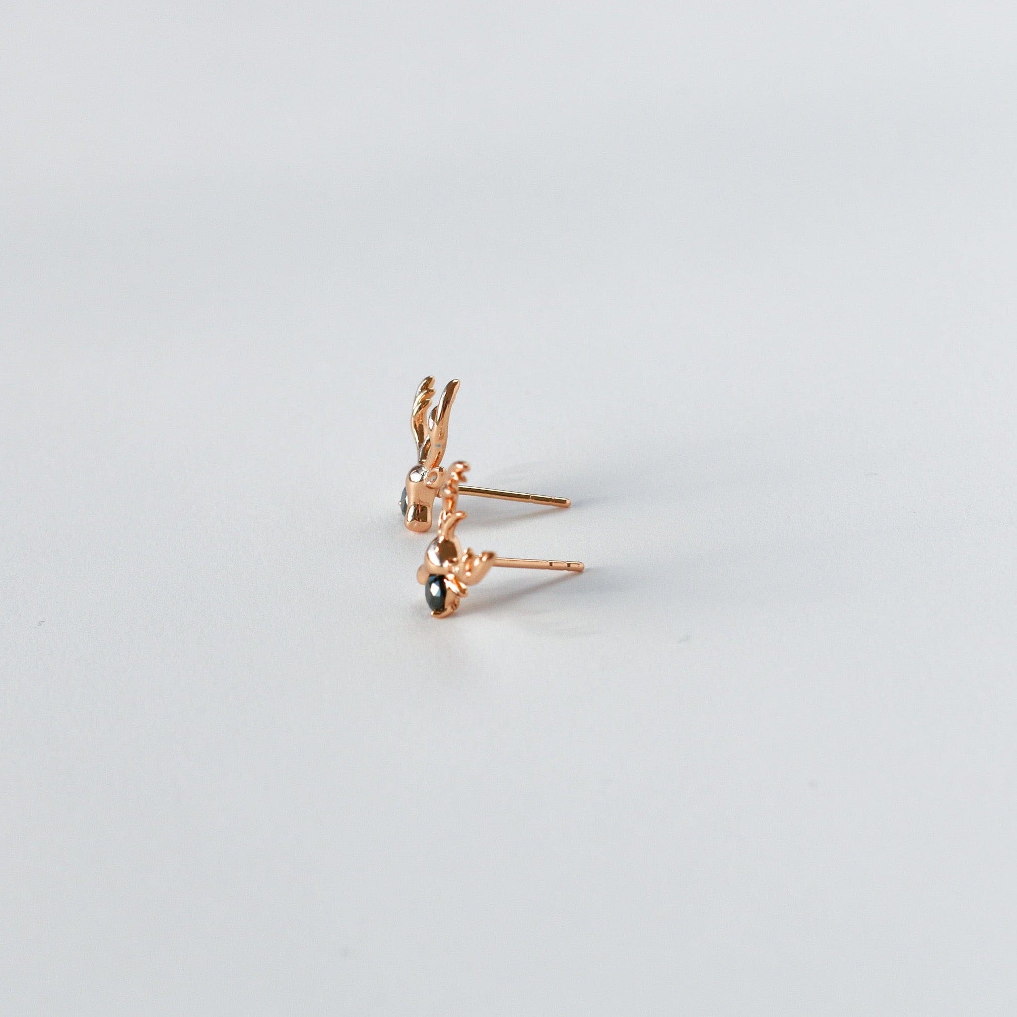 Rentier Ohrstecker fein