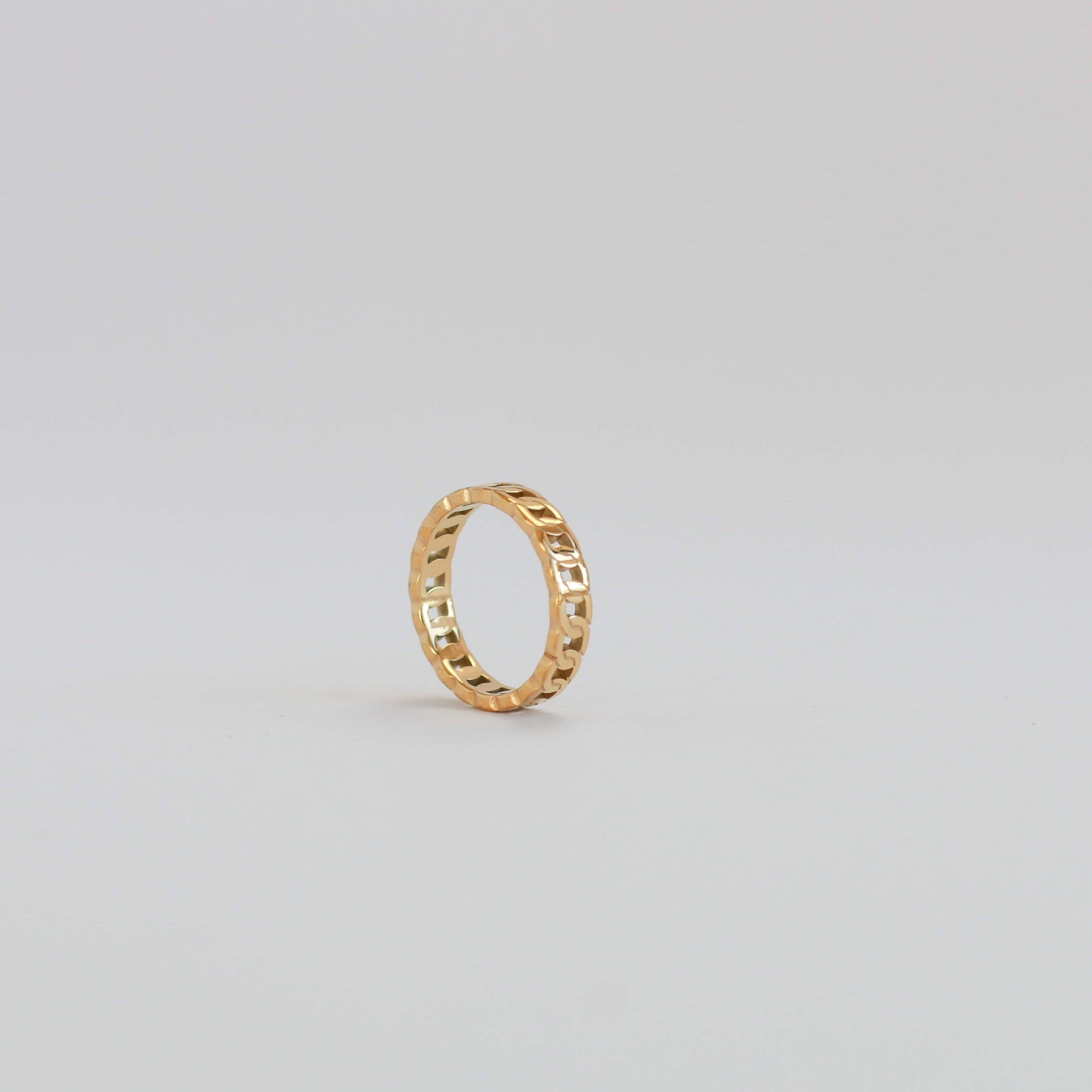 Figaro Cuban Ring, cartier style