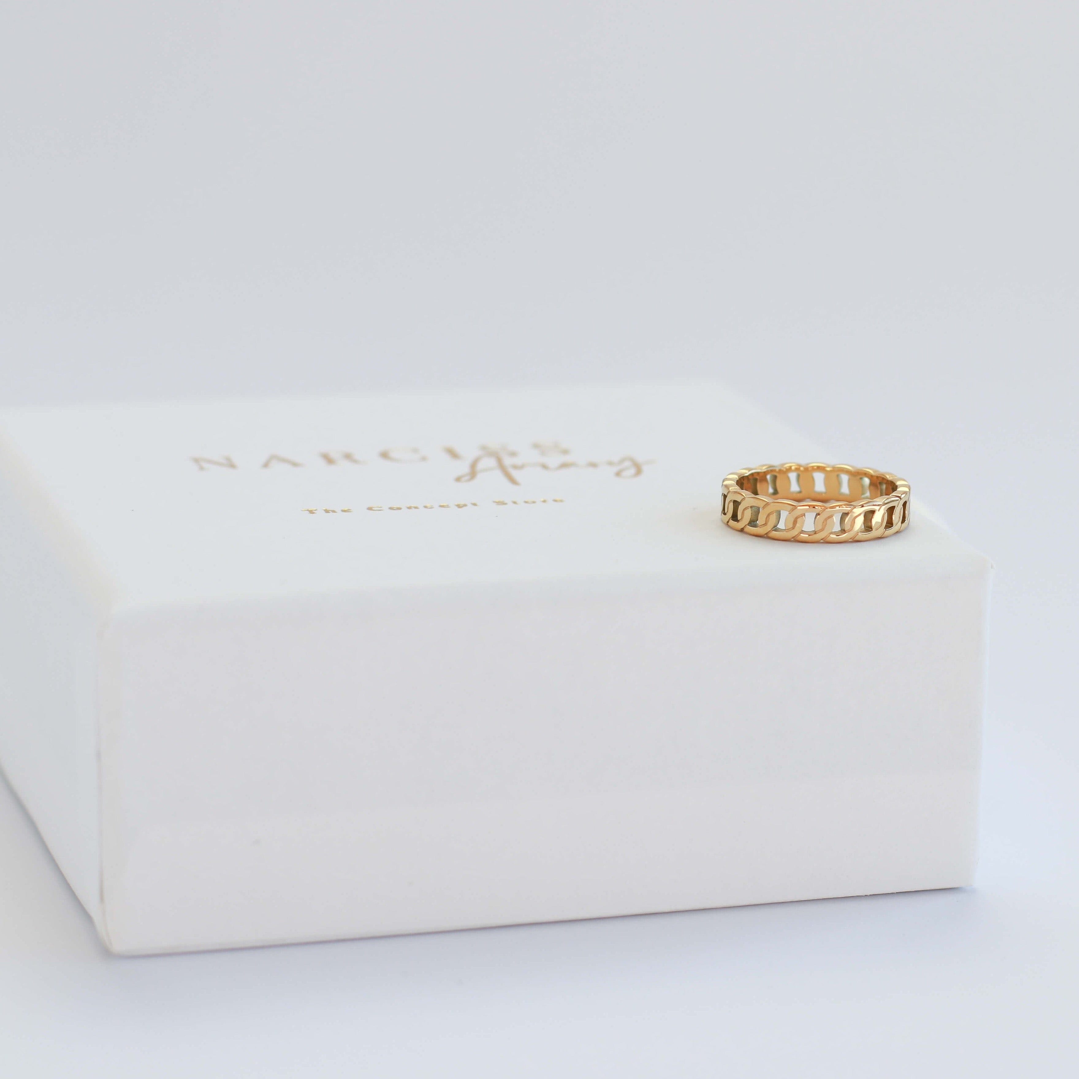 Figaro Cuban Ring, Cartier Ring, Cuban, Cartier style, Oldmoney look