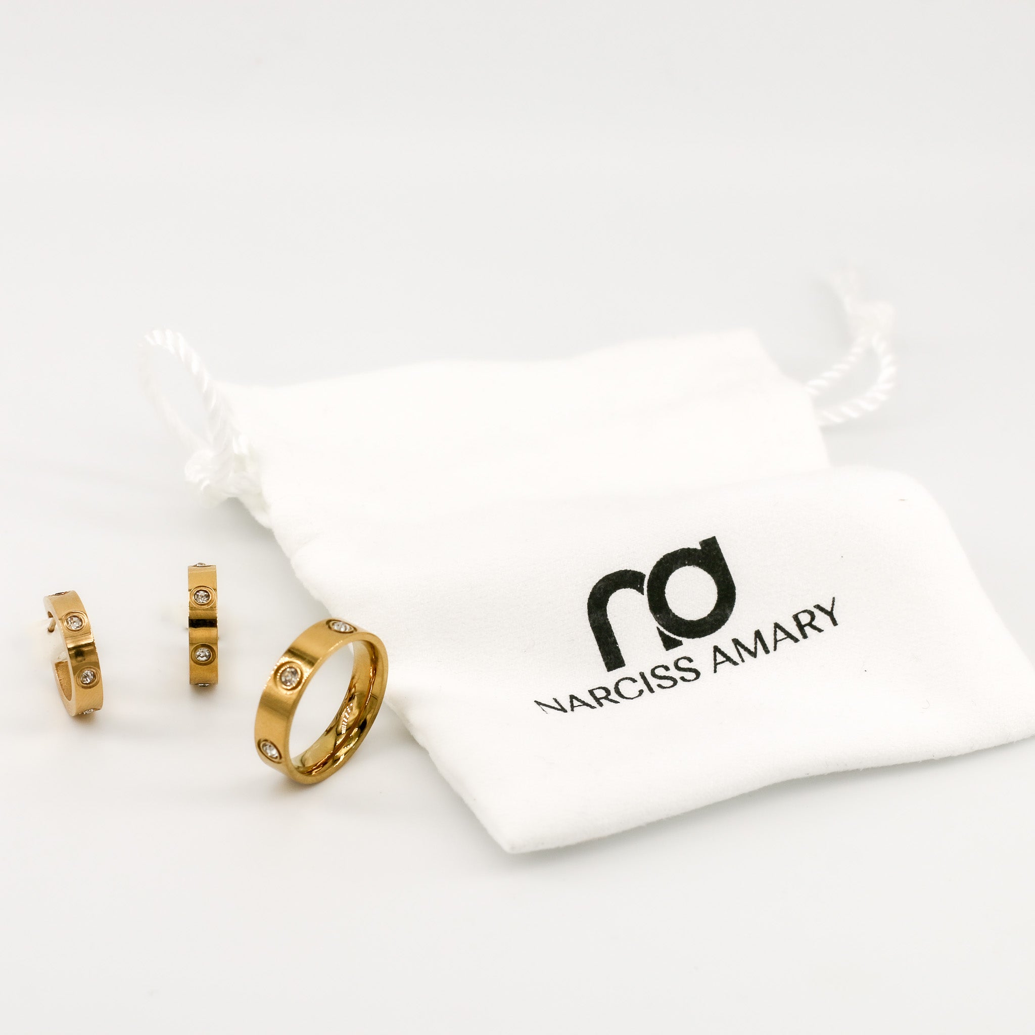Golden Serenity Ohrstecker