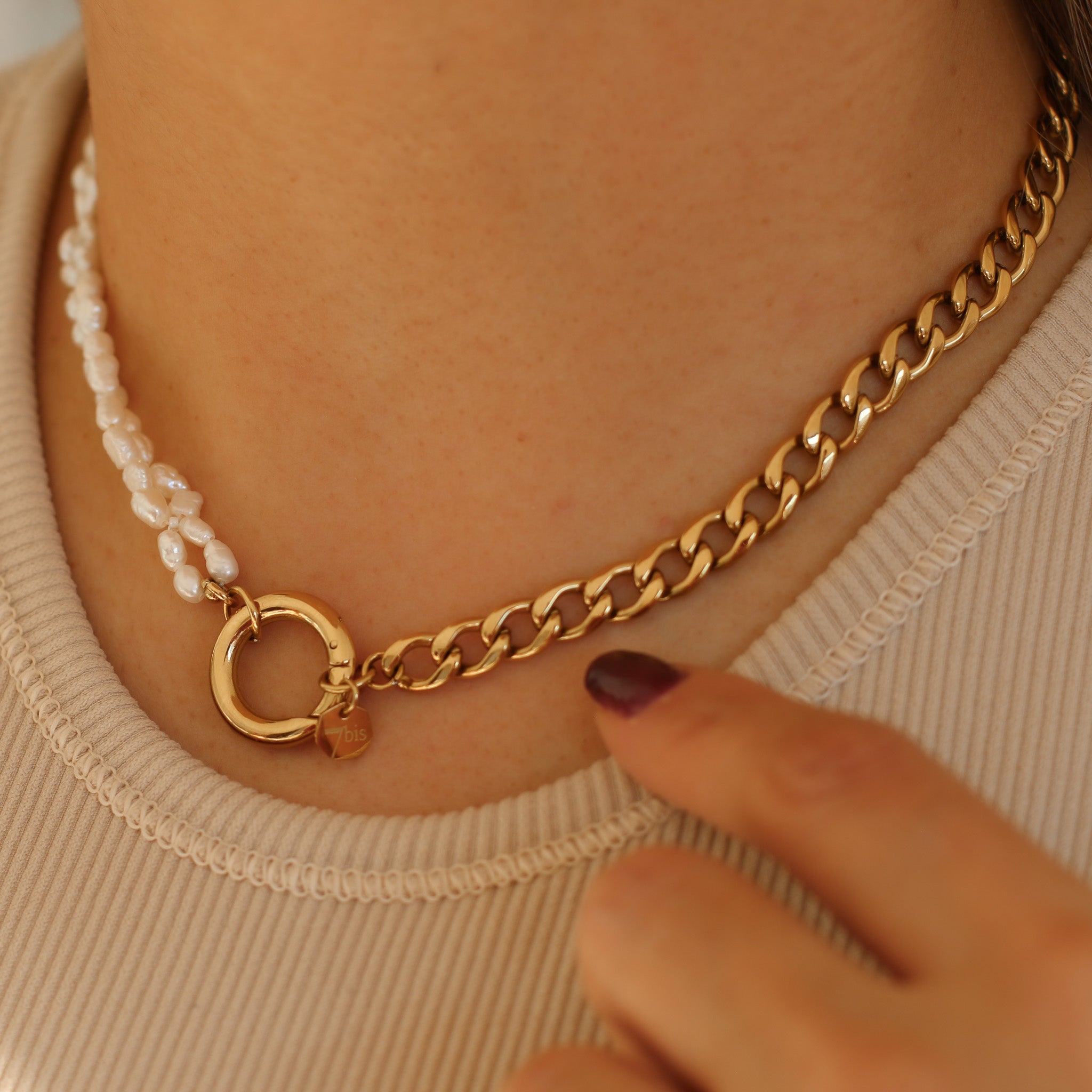 Roya Perlen Gold Kette